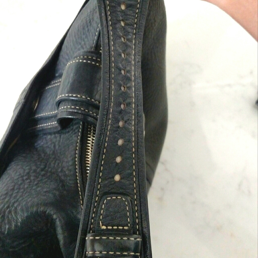 Black Vintage Coach Purse - Picture 6 of 8